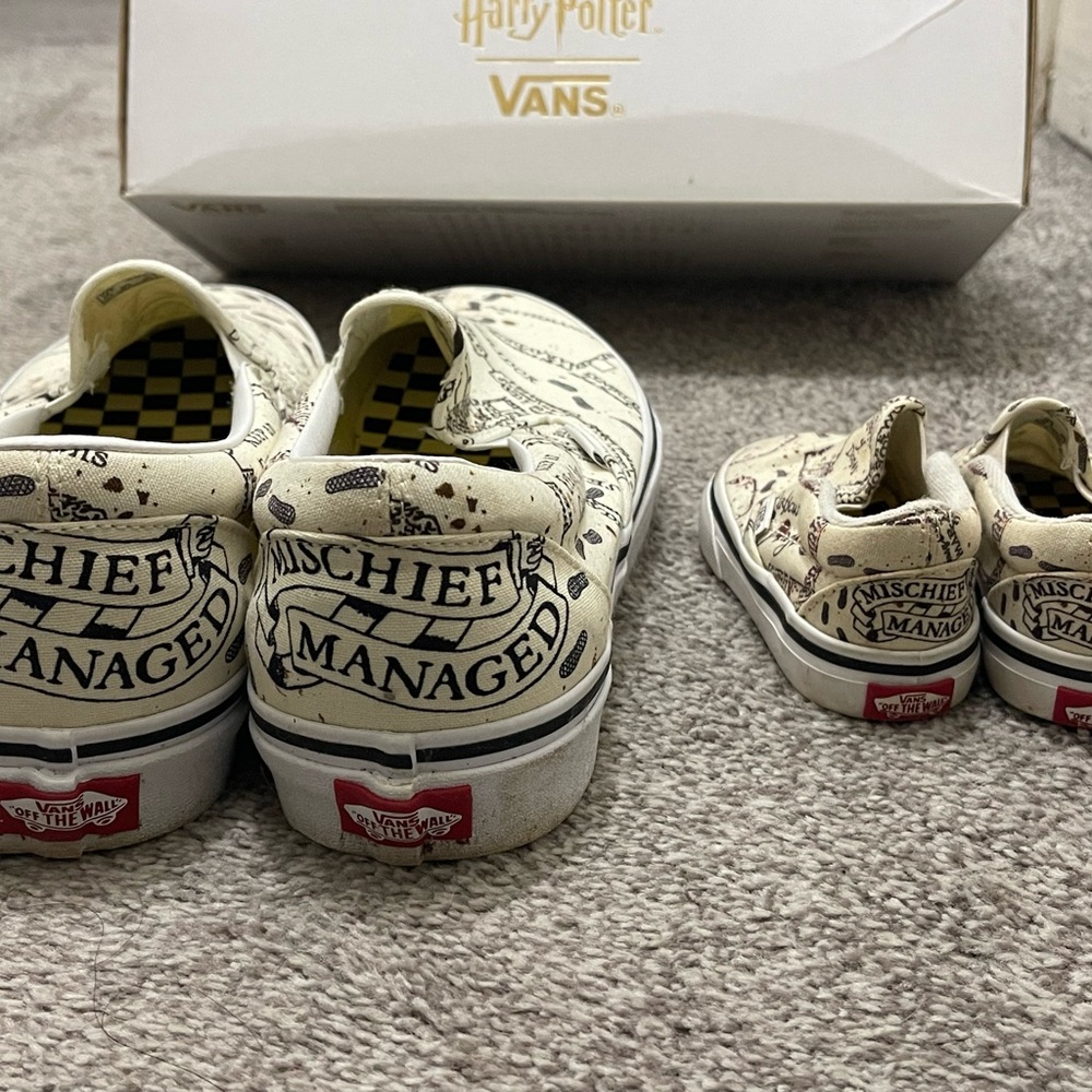 Vans father/child Sneakers - Cream Map Print - Picture 3 of 8